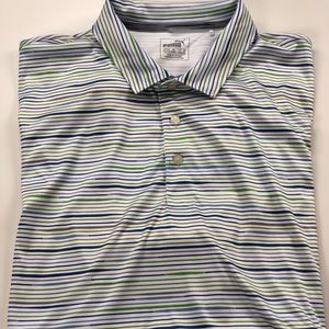Puma Golf Shirt - Stripped - XXL